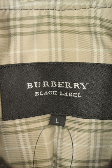 BURBERRY BLACK LABEL（バーバリーブラックレーベル）の古着「中綿入りヘリンボーンウールコート（コート）」大画像６へ