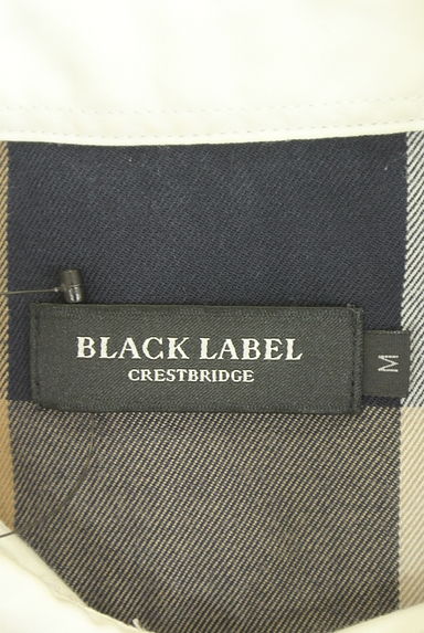 BLACK LABEL CRESTBRIDGE（ブラックレーベル・クレストブリッジ）の古着「チェック柄切替シャツ（カジュアルシャツ）」大画像６へ