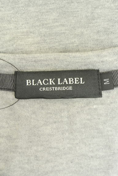 BLACK LABEL CRESTBRIDGE（ブラックレーベル・クレストブリッジ）の古着「ラメロゴプリントTシャツ（Ｔシャツ）」大画像６へ
