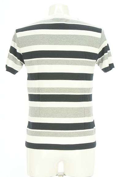 BLUE LABEL CRESTBRIDGE（ブルーレーベル・クレストブリッジ）の古着「ワンポイントマルチボーダーT（Ｔシャツ）」大画像２へ