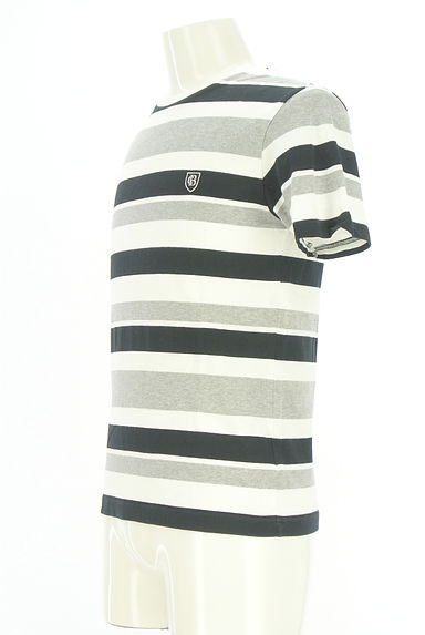 BLUE LABEL CRESTBRIDGE（ブルーレーベル・クレストブリッジ）の古着「ワンポイントマルチボーダーT（Ｔシャツ）」大画像３へ