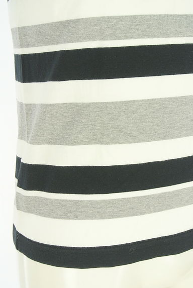 BLUE LABEL CRESTBRIDGE（ブルーレーベル・クレストブリッジ）の古着「ワンポイントマルチボーダーT（Ｔシャツ）」大画像５へ