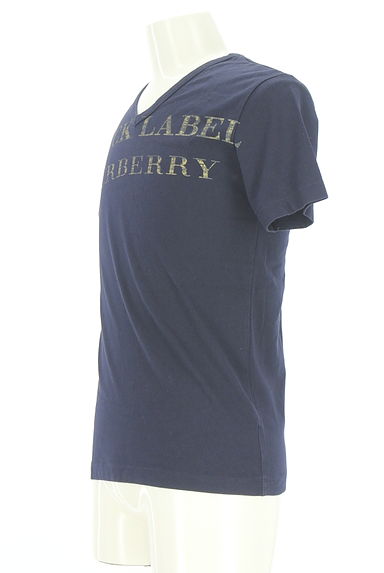 BURBERRY BLACK LABEL（バーバリーブラックレーベル）の古着「VネックロゴTシャツ（Ｔシャツ）」大画像３へ