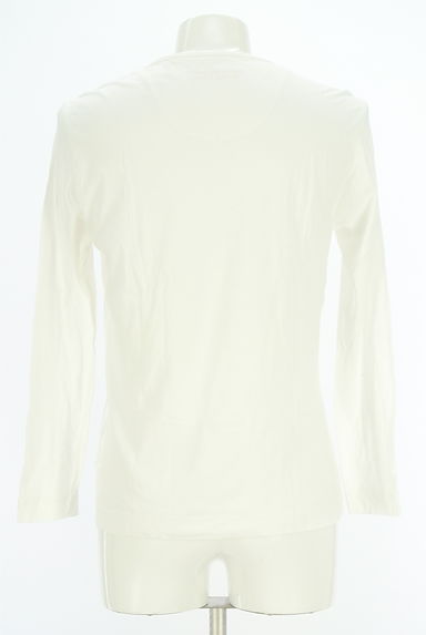 BURBERRY BLACK LABEL（バーバリーブラックレーベル）の古着「Vネック無地カットソー（Ｔシャツ）」大画像２へ