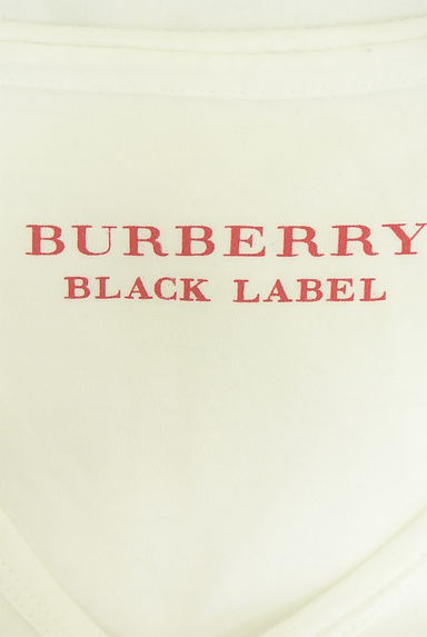 BURBERRY BLACK LABEL（バーバリーブラックレーベル）の古着「Vネック無地カットソー（Ｔシャツ）」大画像６へ
