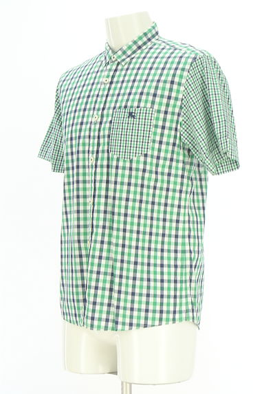 BURBERRY BLACK LABEL（バーバリーブラックレーベル）の古着「半そでチェック柄シャツ（カジュアルシャツ）」大画像３へ