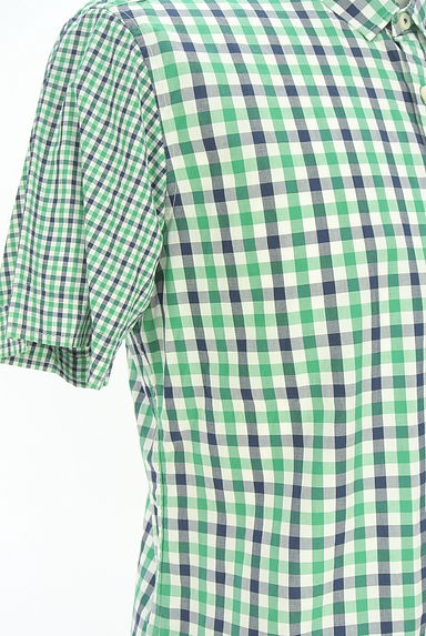 BURBERRY BLACK LABEL（バーバリーブラックレーベル）の古着「半そでチェック柄シャツ（カジュアルシャツ）」大画像５へ