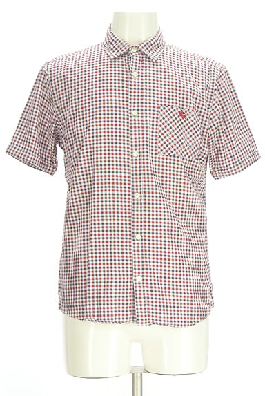 BURBERRY BLACK LABEL（バーバリーブラックレーベル）の古着「半そでチェック柄シャツ（カジュアルシャツ）」大画像１へ
