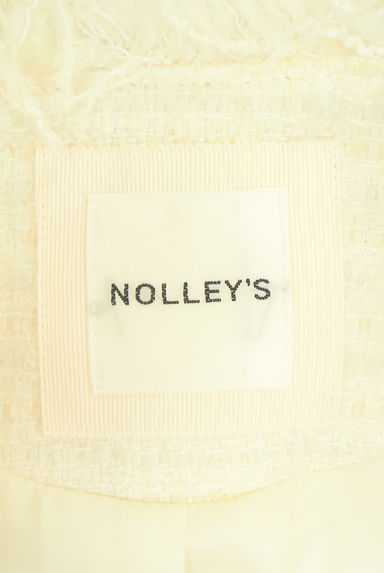 NOLLEY'S（ノーリーズ）の古着「ミドル丈フリンジツイードジャケット（ジャケット）」大画像６へ