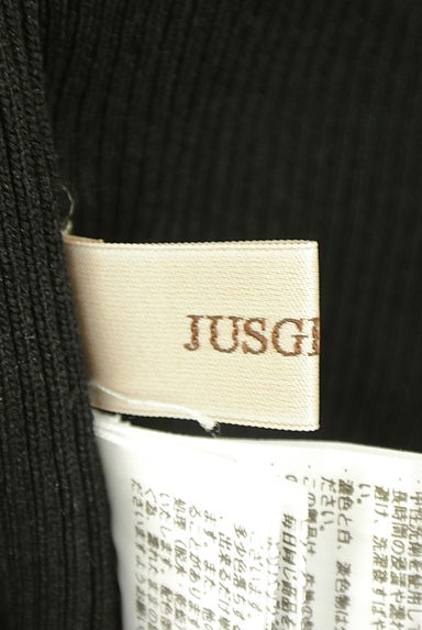 JUSGLITTY（ジャスグリッティー）の古着「ボートネックバイカラーリブニット（ニット）」大画像６へ