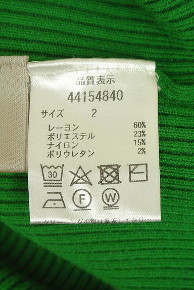 JUSGLITTY（ジャスグリッティー）の古着「飾りボタン付きラグラン7分袖リブニット（ニット）」大画像５へ