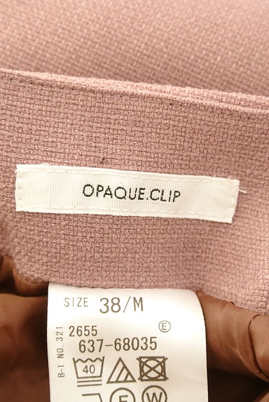 クリックで大画像表示 OPAQUE.CLIP(オペークドットクリップ)の古着「ベルト付きテーパードパンツ(パンツ)」大画像6へ