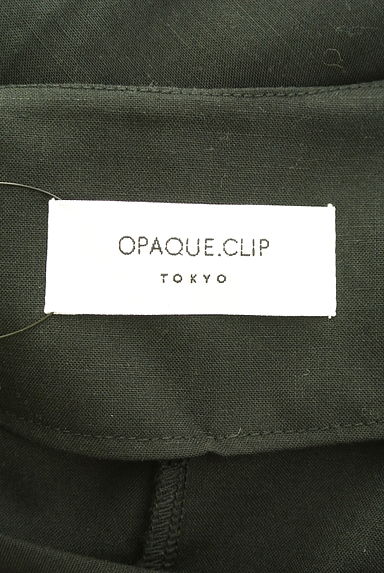 OPAQUE.CLIP（オペークドットクリップ）の古着「ベルト付きパフスリロングフレアワンピース（ワンピース・チュニック）」大画像６へ