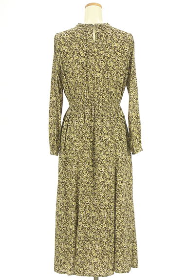 NATURAL BEAUTY BASIC（ナチュラルビューティベーシック）の古着「ウエストゴムロングフレアワンピース（ワンピース・チュニック）」大画像２へ