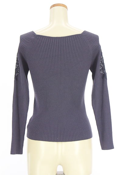 PROPORTION BODY DRESSING（プロポーションボディドレッシング）の古着「花刺繍ラグランスリーブリブニット（ニット）」大画像２へ