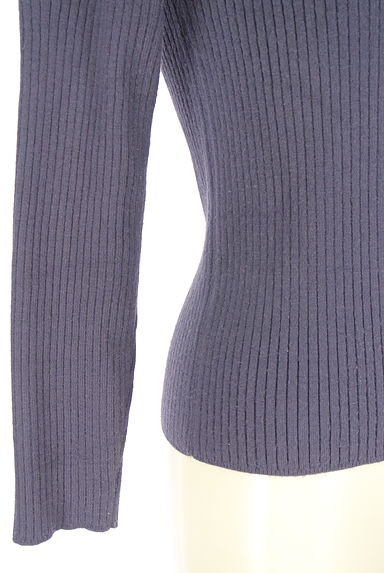 PROPORTION BODY DRESSING（プロポーションボディドレッシング）の古着「花刺繍ラグランスリーブリブニット（ニット）」大画像５へ