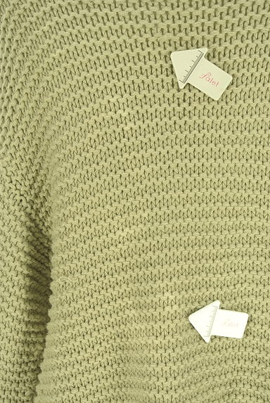 クリックで大画像表示 JUSGLITTY(ジャスグリッティー)の古着「ケーブル編みフーディーニットカーディガン(カーディガン・ボレロ)」大画像5へ