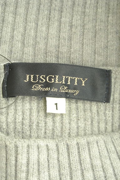 クリックで大画像表示 JUSGLITTY(ジャスグリッティー)の古着「ボリューム袖モックネックニット(セーター)」大画像6へ
