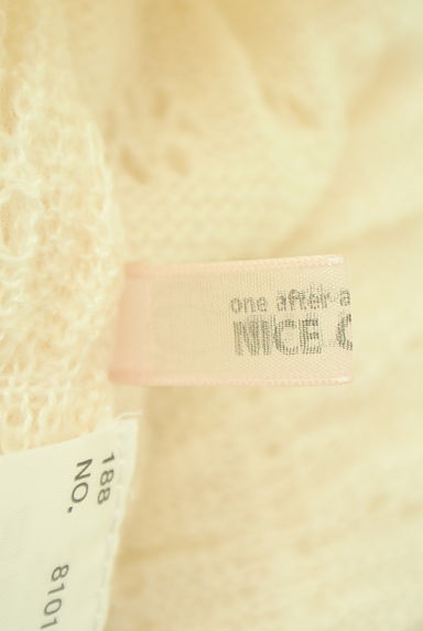 one after another NICE CLAUP（ワンアフターアナザーナイスクラップ）の古着「5分袖透かし編みペプラムニット（ニット）」大画像６へ