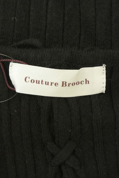 クリックで大画像表示 Couture Brooch(クチュールブローチ)の古着「Vネックリブニットトップス(ニット)」大画像6へ
