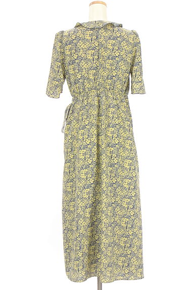 Snidel（スナイデル）の古着「花柄カシュクールロングシフォンワンピース（ワンピース・チュニック）」大画像２へ