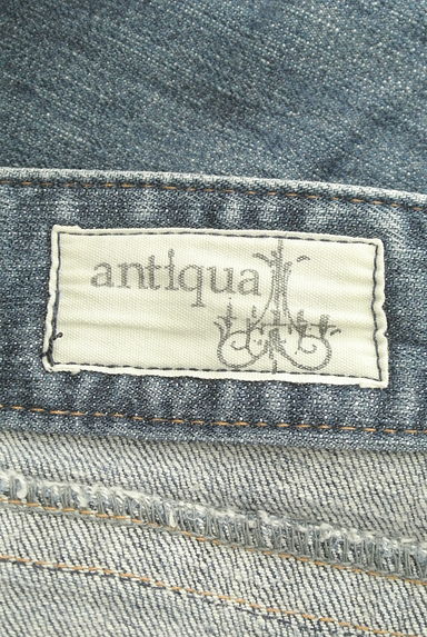 antiqua（アンティカ）の古着「ウォッシュド加工スキニーデニム（デニムパンツ）」大画像６へ