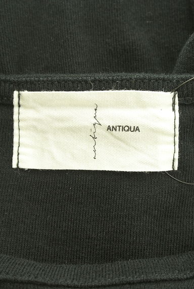 クリックで大画像表示 antiqua(アンティカ)の古着「ミドル丈ラウンドヘムカットソー(カットソー・プルオーバー)」大画像6へ