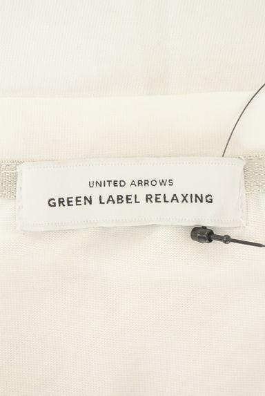 クリックで大画像表示 green label relaxing(グリーンレーベル リラクシング)の古着「白カットソー(Tシャツ)」大画像6へ