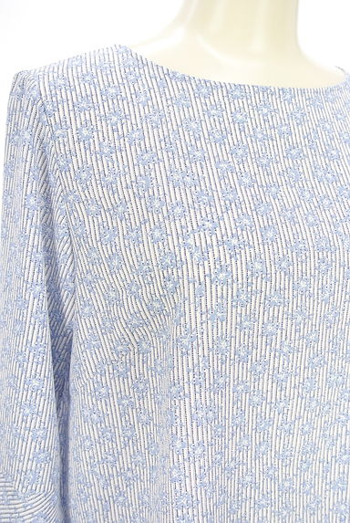 NEW YORKER（ニューヨーカー）の古着「花柄×ストライプブラウス（ブラウス）」大画像４へ