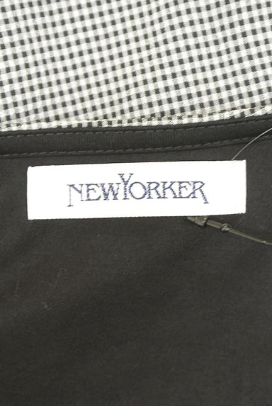 NEW YORKER（ニューヨーカー）の古着「7分袖チェックシアーブラウス（ブラウス）」大画像６へ