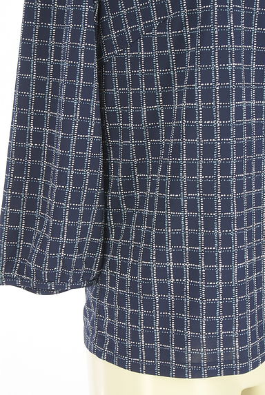 NEW YORKER（ニューヨーカー）の古着「チェック柄シフォンブラウス（ブラウス）」大画像５へ