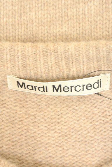 クリックで大画像表示 Mardi Mercredi(マルディメクルディ)の古着「ろご&花柄ニット(セーター)」大画像6へ