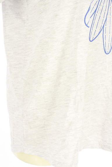 クリックで大画像表示 Mardi Mercredi(マルディメクルディ)の古着「ロゴ&花柄Tシャツ(Tシャツ)」大画像5へ