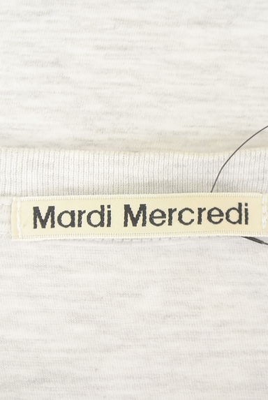 クリックで大画像表示 Mardi Mercredi(マルディメクルディ)の古着「ロゴ&花柄Tシャツ(Tシャツ)」大画像6へ