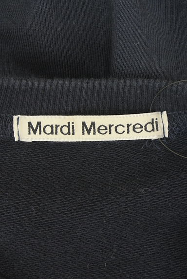 クリックで大画像表示 Mardi Mercredi(マルディメクルディ)の古着「ロゴ&花柄プリントスウェット(スウェット・パーカー)」大画像6へ