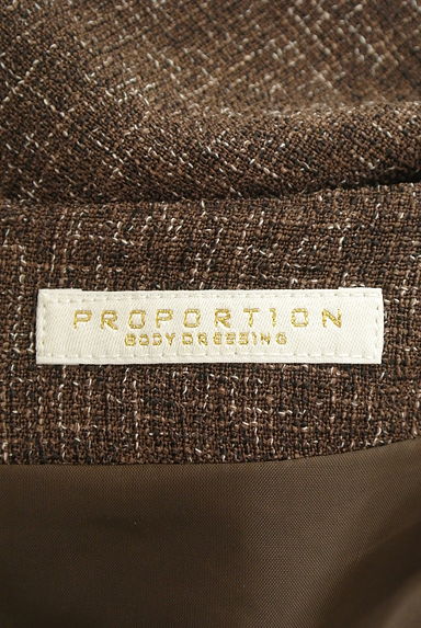 クリックで大画像表示 PROPORTION BODY DRESSING(プロポーションボディドレッシング)の古着「ツイードチェックワンピース(ワンピース・チュニック)」大画像6へ
