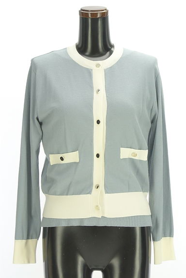 PROPORTION BODY DRESSING（プロポーションボディドレッシング）の古着「ニットカーデ×半そでニット　アンサンブル（アンサンブル）」大画像１へ