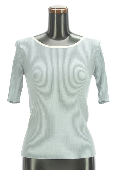 PROPORTION BODY DRESSING（プロポーションボディドレッシング）の古着「ニットカーデ×半そでニット　アンサンブル（アンサンブル）」大画像４へ