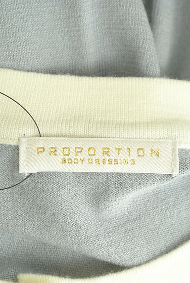 PROPORTION BODY DRESSING（プロポーションボディドレッシング）の古着「ニットカーデ×半そでニット　アンサンブル（アンサンブル）」大画像６へ