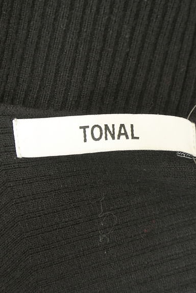 TONAL（トーナル）の古着「ウエストゴムロングニットワンピース（ワンピース・チュニック）」大画像６へ