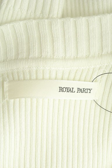 クリックで大画像表示 ROYAL PARTY(ロイヤルパーティ)の古着「クルーネックリブニット(ニット)」大画像6へ