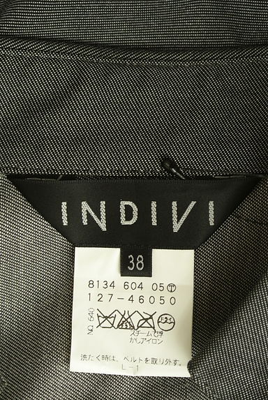 クリックで大画像表示 INDIVI(インディヴィ)の古着「ベルト付きスキッパーシャツ(ブラウス)」大画像6へ