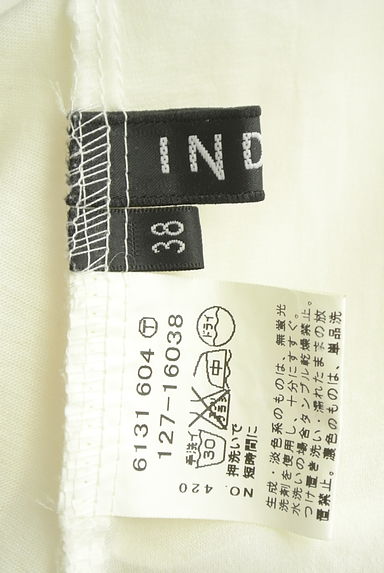 クリックで大画像表示 INDIVI(インディヴィ)の古着「ドロストフレアブラウス(カットソー・プルオーバー)」大画像6へ