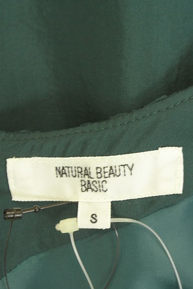 NATURAL BEAUTY BASIC（ナチュラルビューティベーシック）の古着「フレンチスリーブワンピース（ワンピース・チュニック）」大画像６へ