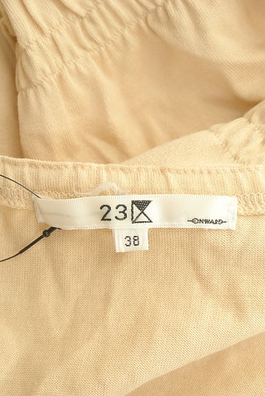 クリックで大画像表示 23区(ニジュウサンク)の古着「ストレッチギャザーカットソー(カットソー・プルオーバー)」大画像6へ
