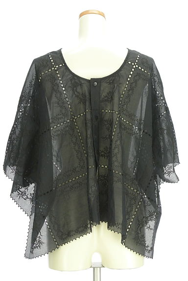 BEARDSLEY（ビアズリー）の古着「パッチワーク刺繍レースシアーカットソー（カットソー・プルオーバー）」大画像２へ