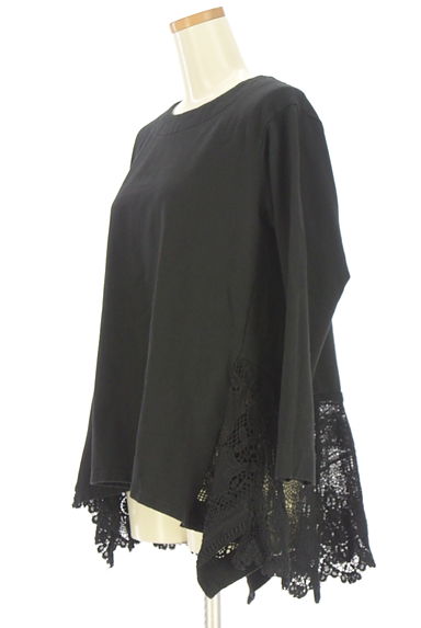 BEARDSLEY（ビアズリー）の古着「レース切替スウェット（カットソー・プルオーバー）」大画像３へ