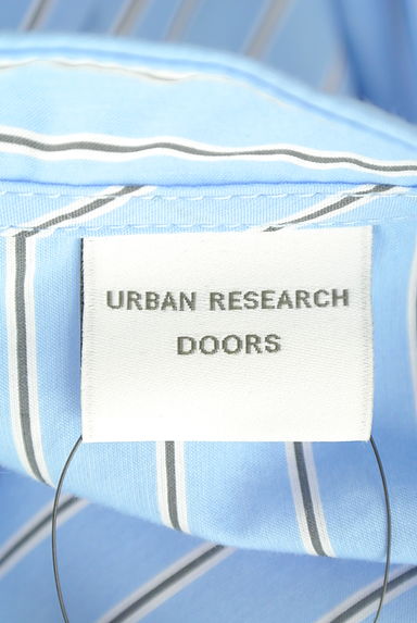 URBAN RESEARCH DOORS（アーバンリサーチドアーズ）の古着「リボン付きノーカラーストライプ柄ブラウス（ブラウス）」大画像６へ