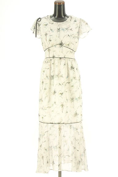 michellMacaron（ミシェルマカロン）の古着「花柄シフォンロングワンピース（ワンピース・チュニック）」大画像１へ