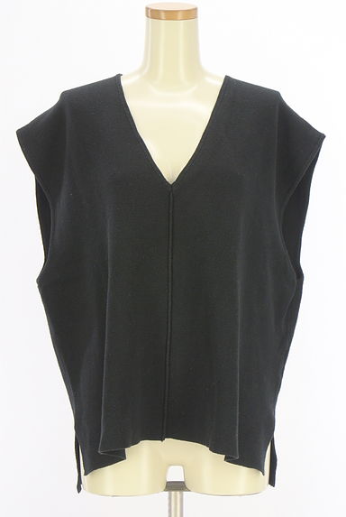 antiqua（アンティカ）の古着「patterntorso Vネックニットベスト（ベスト・ジレ）」大画像１へ